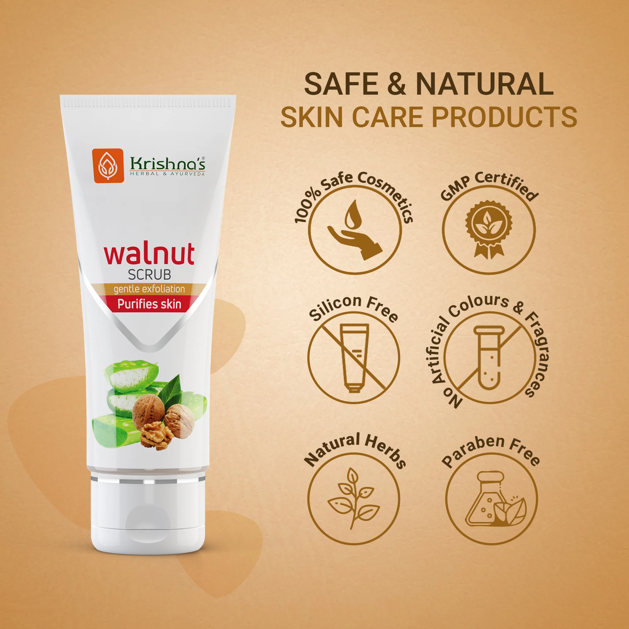 Aloevera Walnut Scrub - Image 7