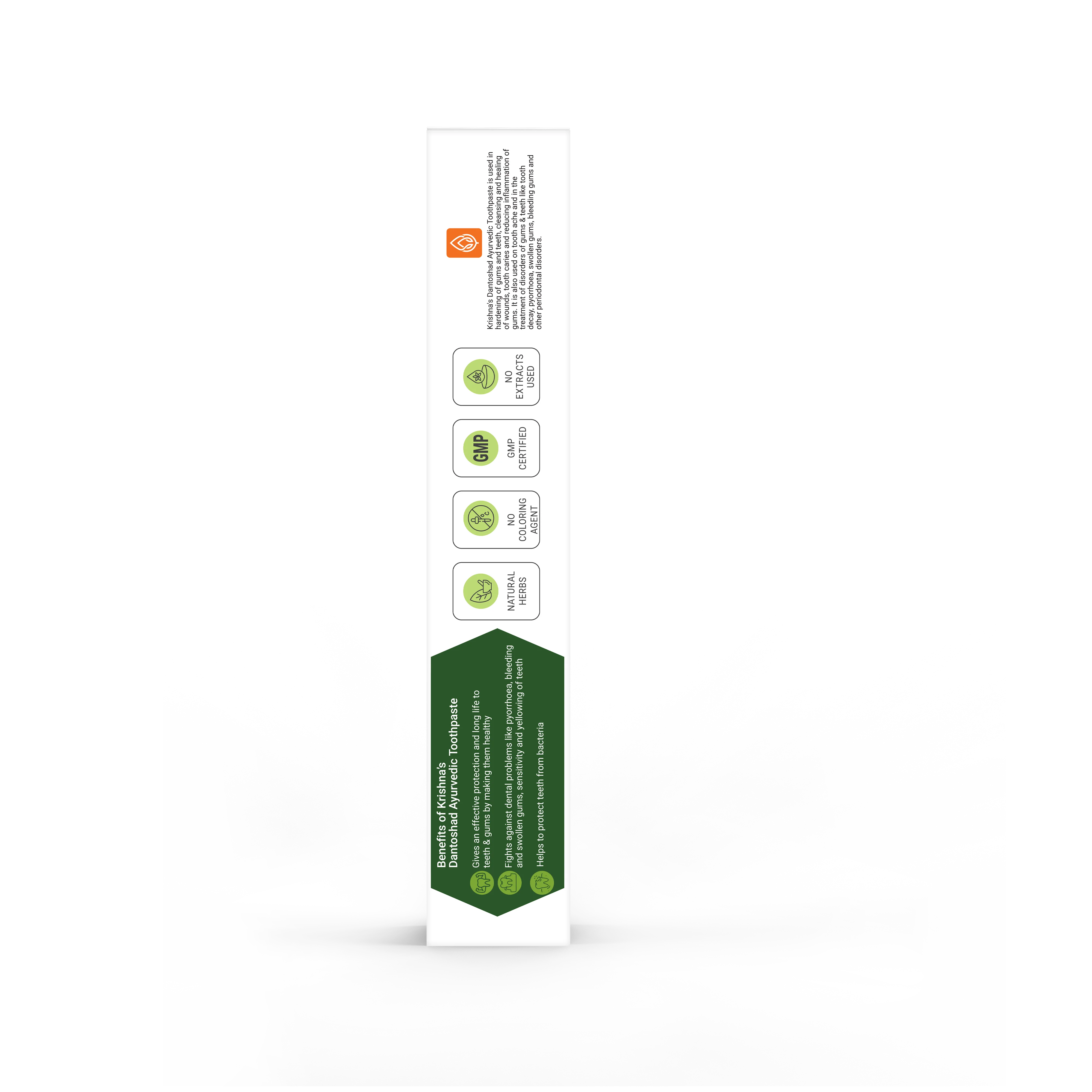 SLS Free Dantoshad Ayurvedic Toothpaste - Image 11