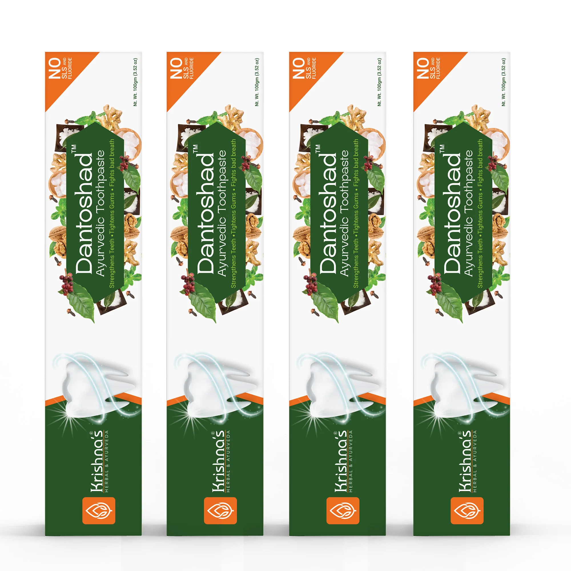 SLS Free Dantoshad Ayurvedic Toothpaste - Image 13