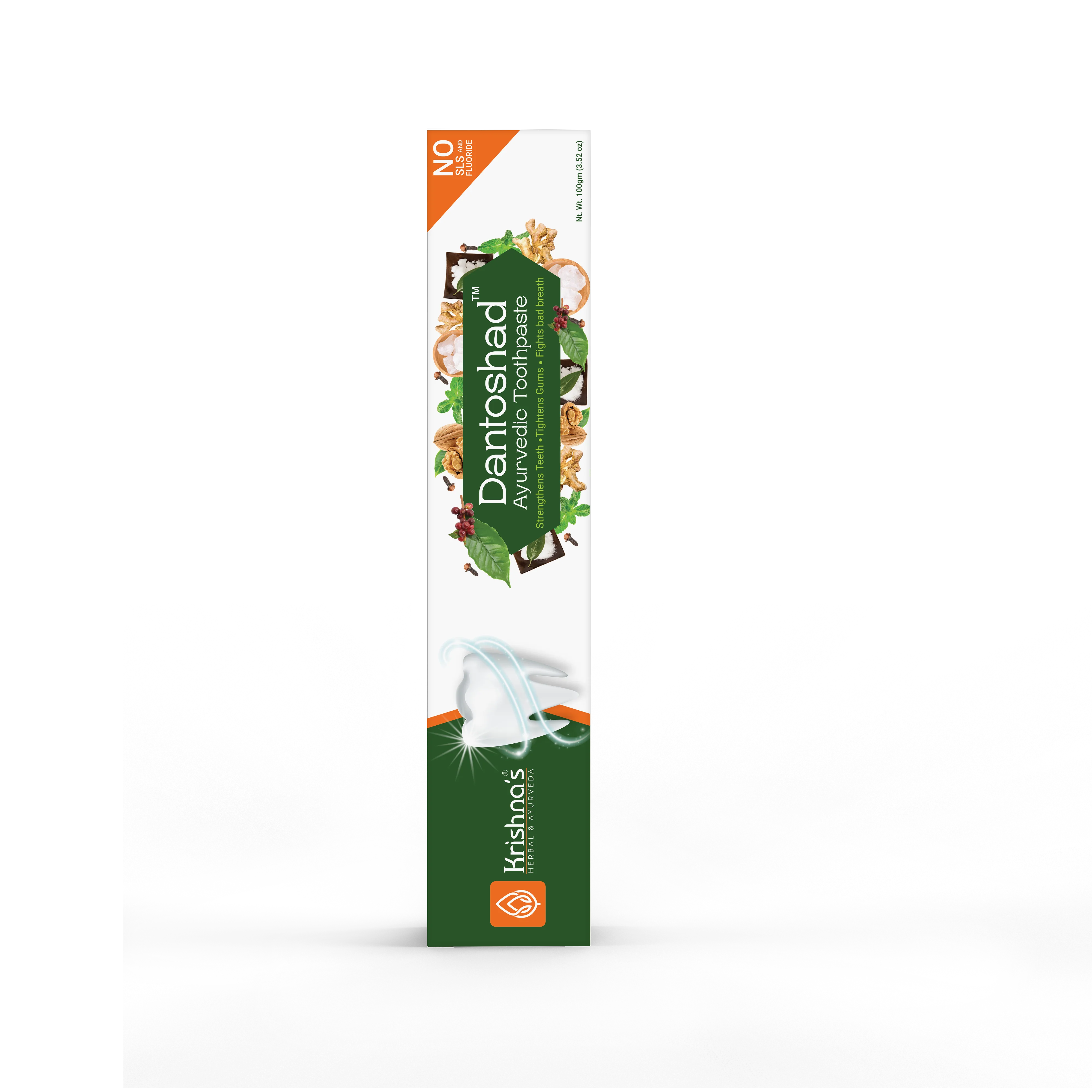 SLS Free Dantoshad Ayurvedic Toothpaste - Image 9