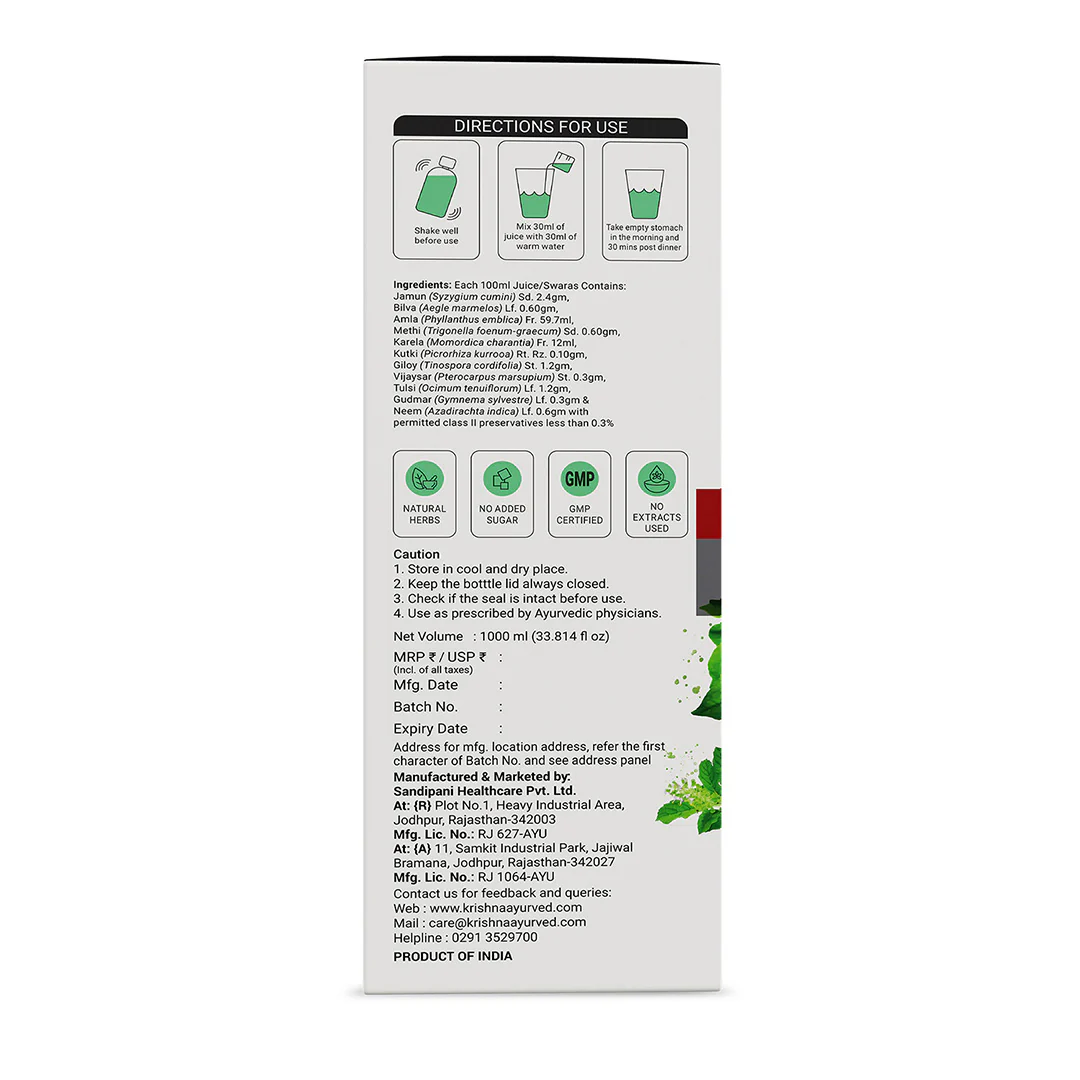 Diabic Care Juice 1000ml | Shapefix Juice 1000ml - Image 7