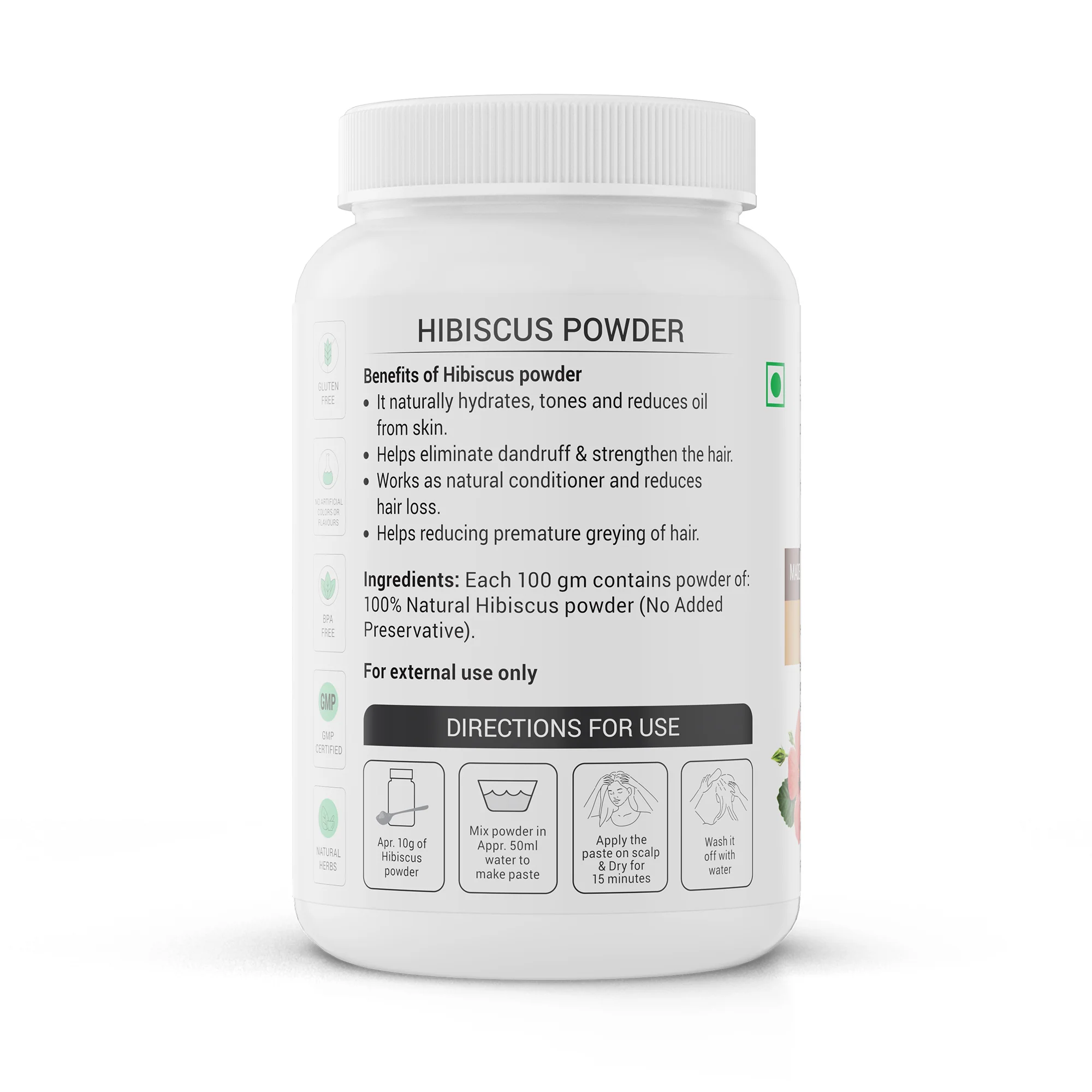 Hibiscus powder 100 g - Image 5
