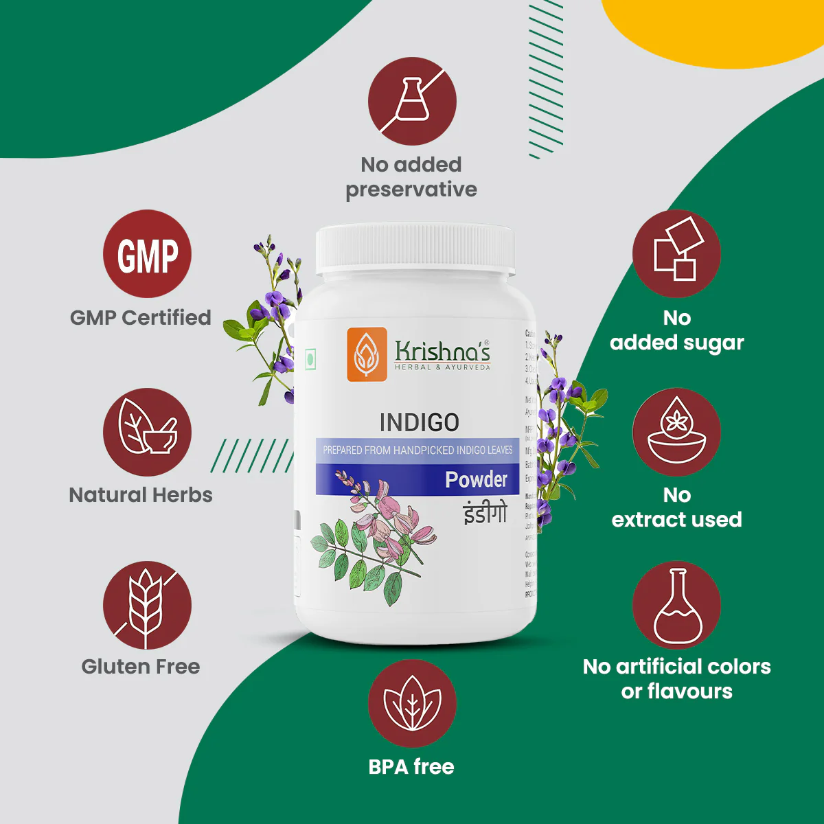 Indigo Powder 100 g - Image 4