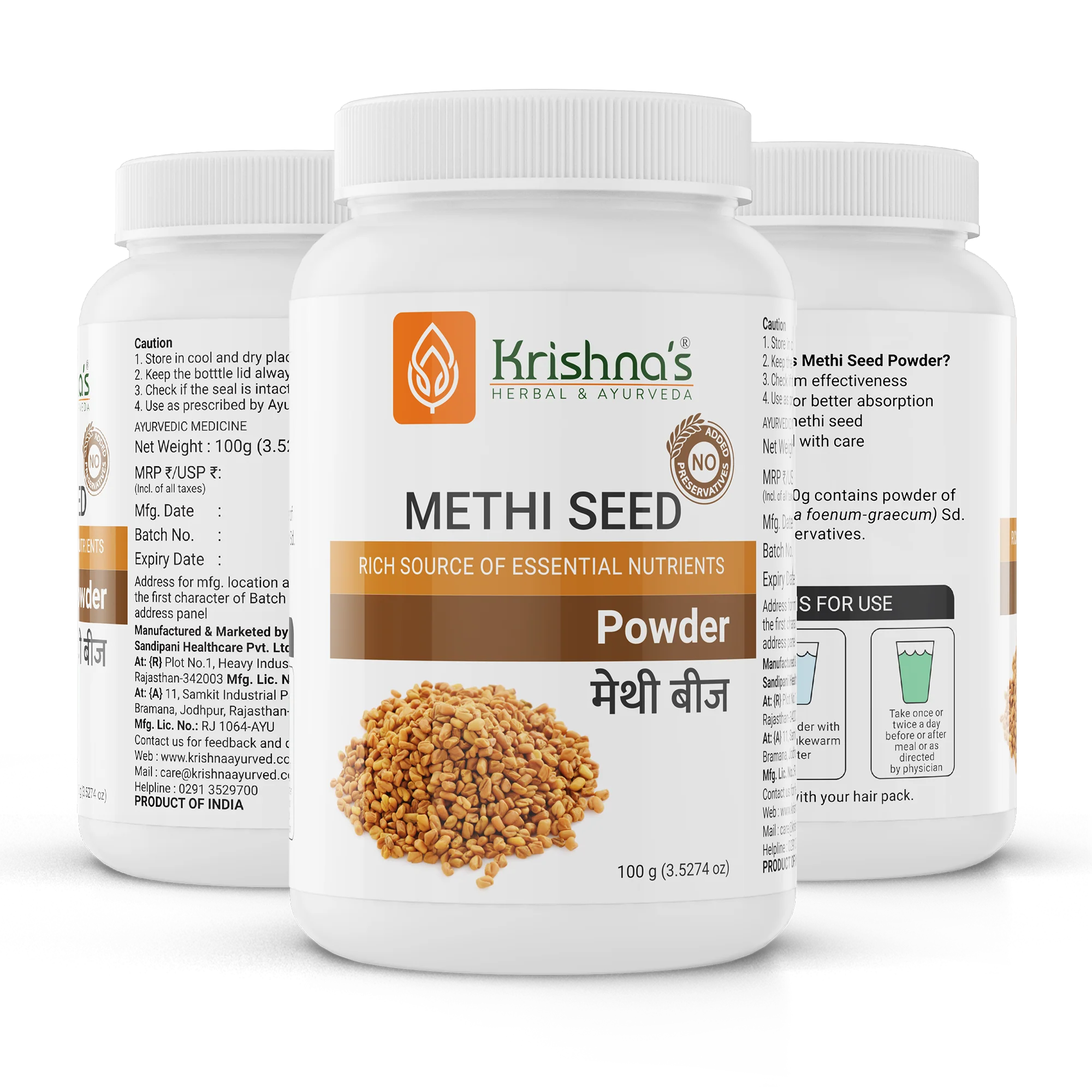 Methi Seed Powder 100 g - Image 8