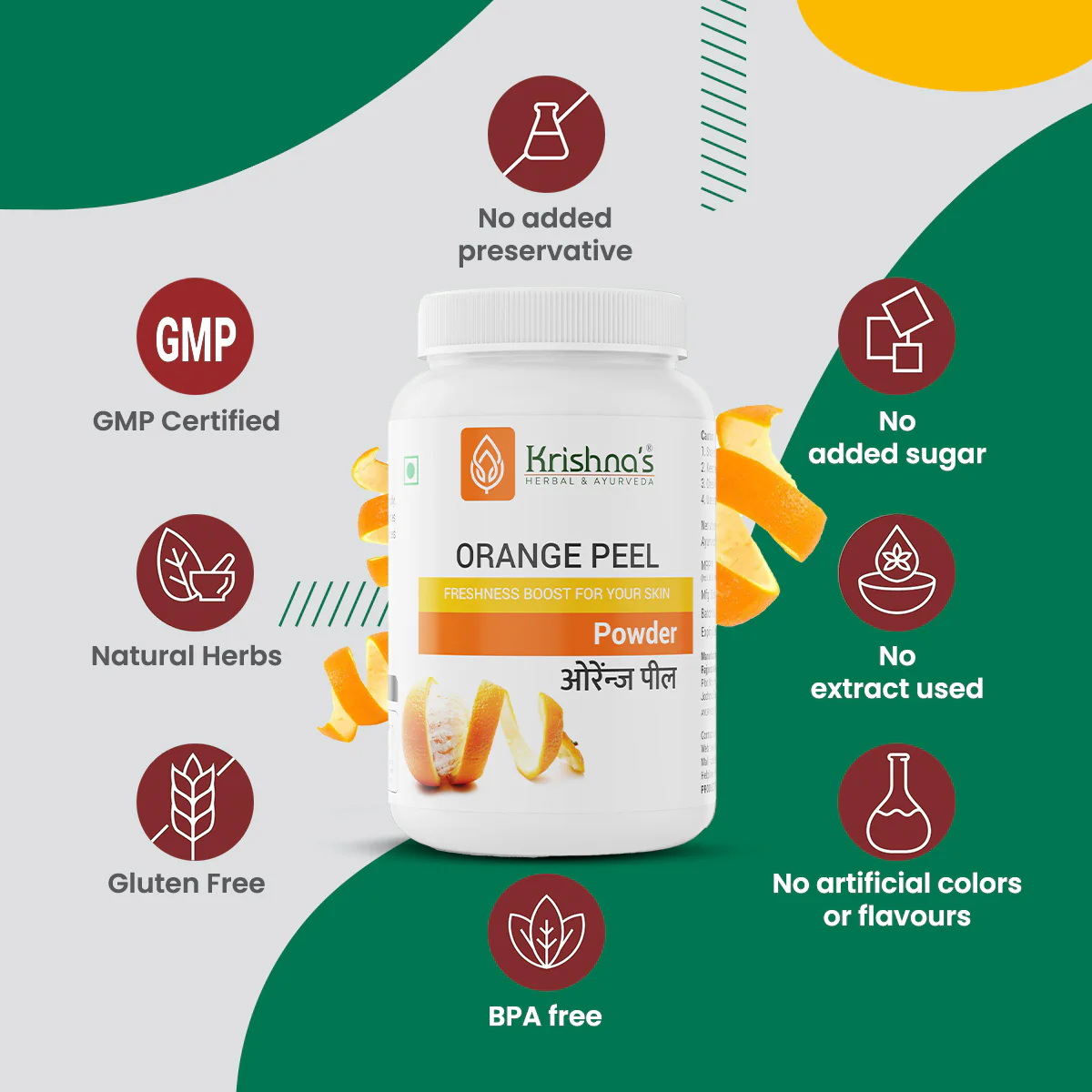Orange Peel Powder 100 g - Image 4