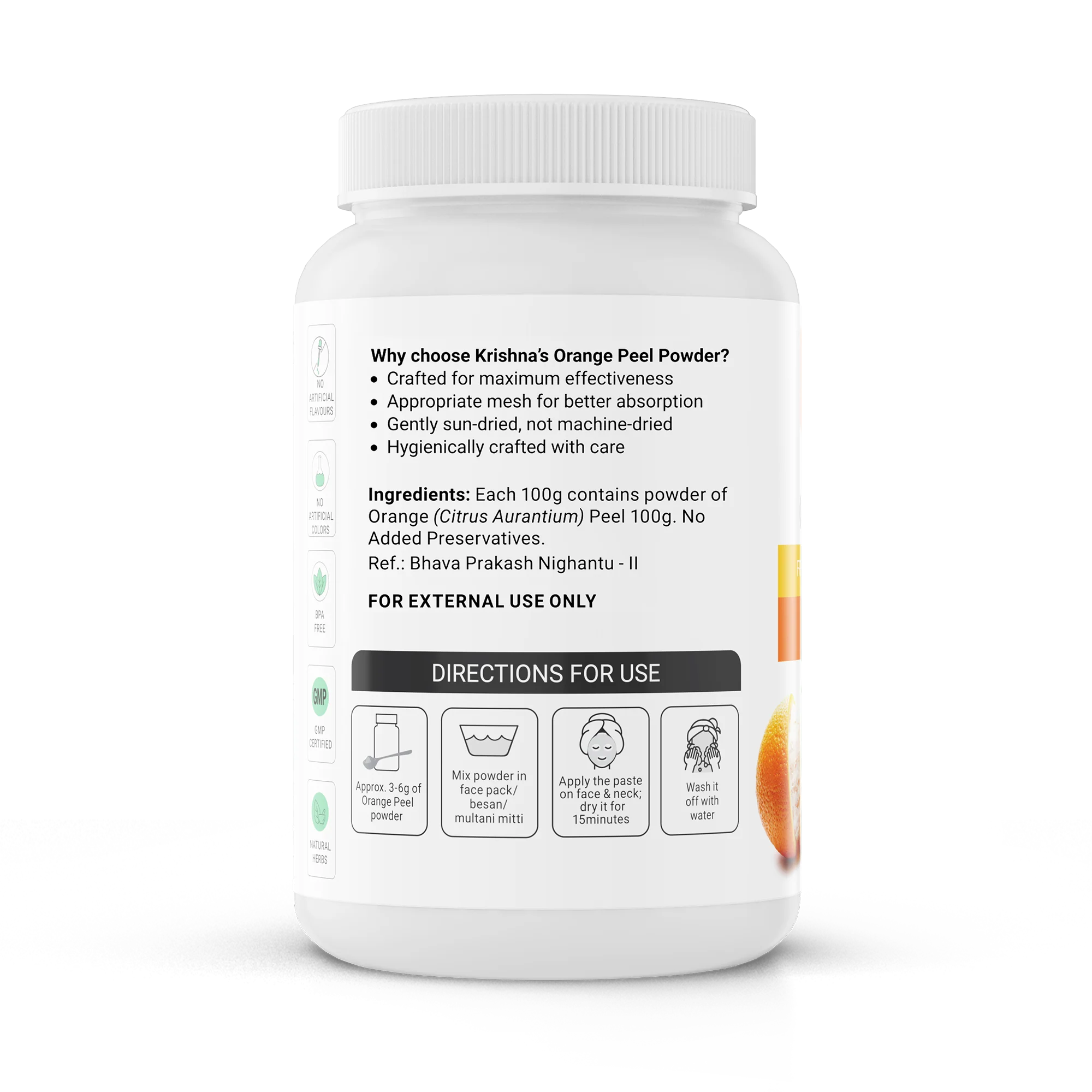 Orange Peel Powder 100 g - Image 6