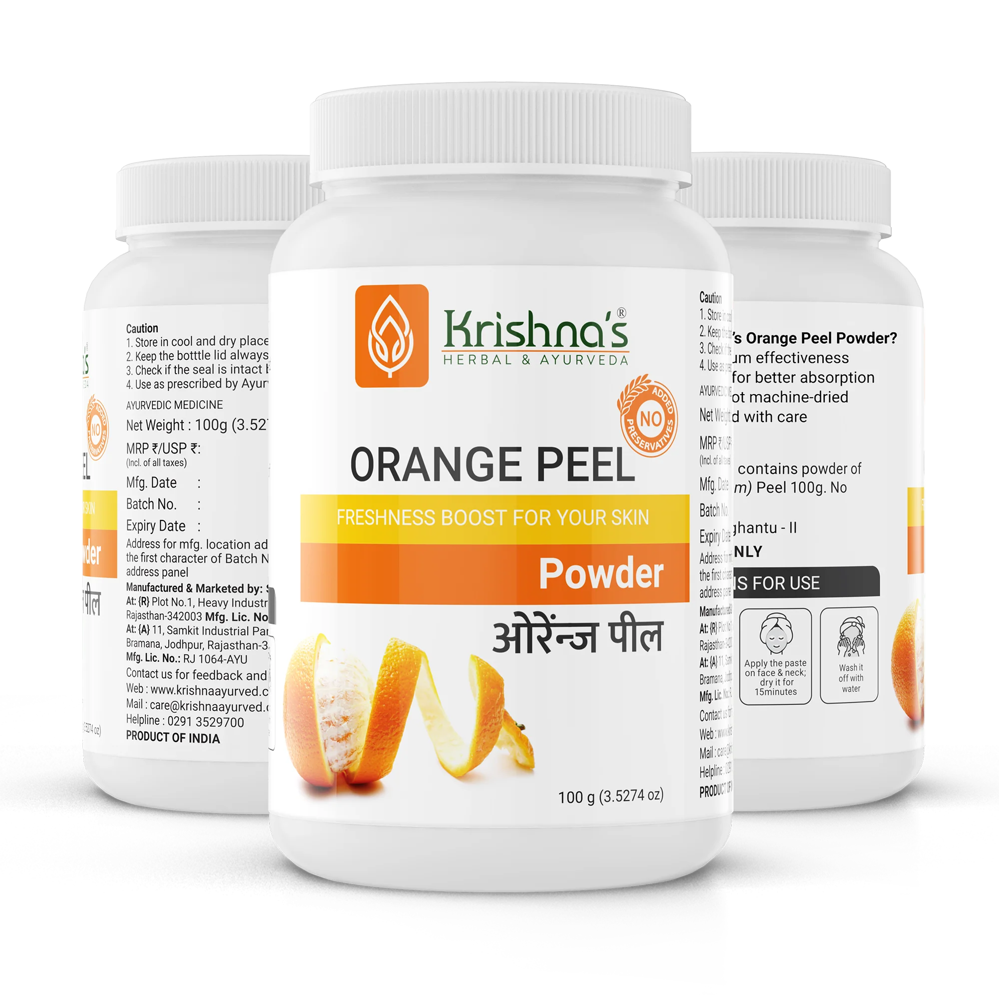 Orange Peel Powder 100 g - Image 8