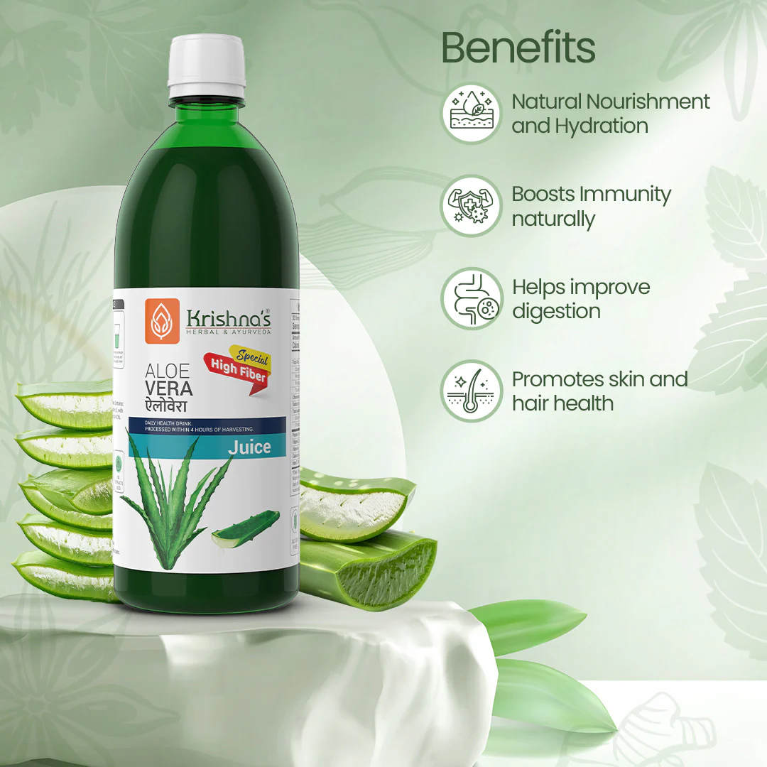 Premium Aloe Vera High Fiber Juice - Image 3