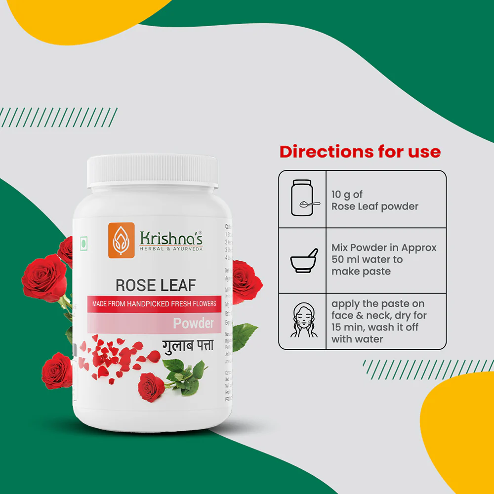 Rose Leaf Powder 100g - Image 3