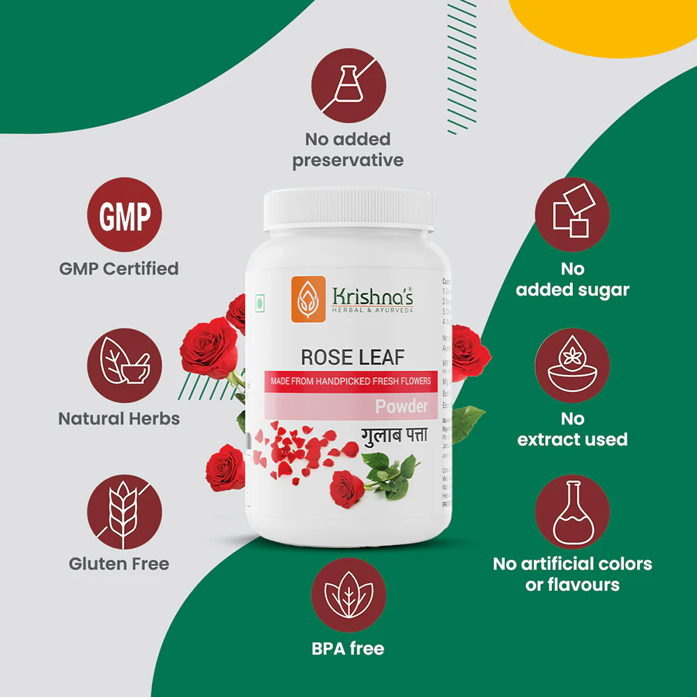 Rose Leaf Powder 100g - Image 4